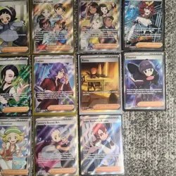 19 FULL ART POKEMON TCG MIXED CARD LOT TRAINER/SUPPORTER GIRLS -ALL NEAR MINT+ - Image 5