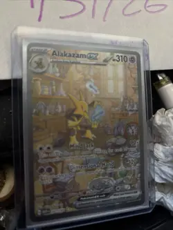 Pokemon Alakazam EX Holo & Bartholomew Kuma Collectible Card Lot - 2 Cards - Image 1