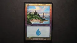 MTG Foil Island Onslaught very good LP Magic the Gathering card - Image 1