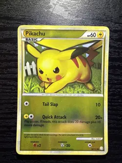 Pikachu 78/123 HeartGold & SoulSilver Reverse Holo - LP/NM Pokemon Card - Image 1