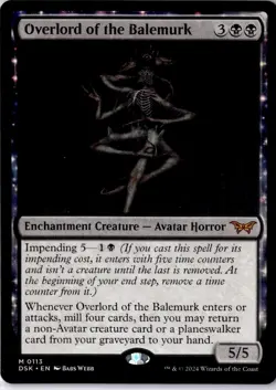 Overlord of the Balemurk Duskmourn: House of Horror Regular NM M 0113 - Image 1