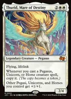 Mint/Near-Mint, English - 1 x MTG Thurid, Mare of Destiny Magic: The Gathering F - Image 1