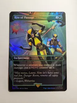 Rite of Passage (Rainbow Foil) Secret Lair Drop Foil 1739 MtG Marvel - Image 1