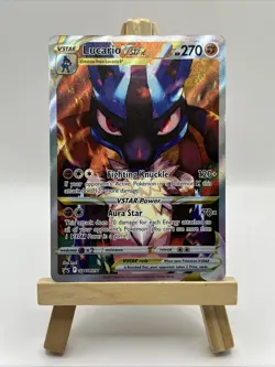 Pokemon TCG Lucario VStar SWSH291 Black Star Promo | NM - Image 1