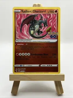 Radiant Charizard 011/078, Pokemon Go, Pokemon | NM - Image 1