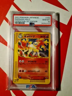 PSA 10 - Rapidash #105 1st Edition - Pokemon Expedition JP - Image 1