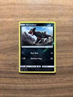Pokemon TCG Houndour Crimson Invasion 58/111 Reverse Holo Common LP - Image 1