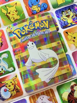 Pokemon 151 Vintage Pocket Monsters Vending HOLO Prism Sticker 2000 Nintendo - Image 1