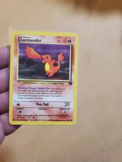 LP Pokemon TCG Charmander 50/82 Team Rocket LP - Image 1