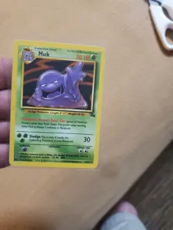 LP Pokemon Vintage Non-Holo Rare Muk 28/62 Fossil WotC 1999 - Image 1