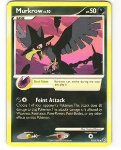 Murkrow Common Pokemon TCG Secret Wonders 95/132 LP - Image 1