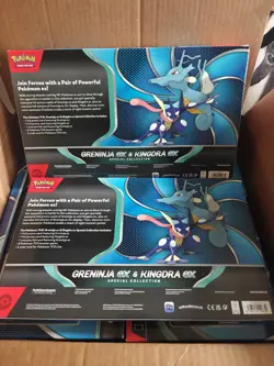 Pokemon TCG Greninja ex and Kingdra ex Special Collection Box LOT 10 - Image 2