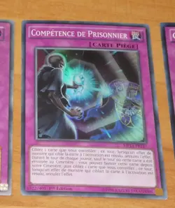TCG Yu-Gi-Oh SUPER RARE HOLO CARTE Competence de Prisonnier MP14-FR237 VF FR ** - Image 1