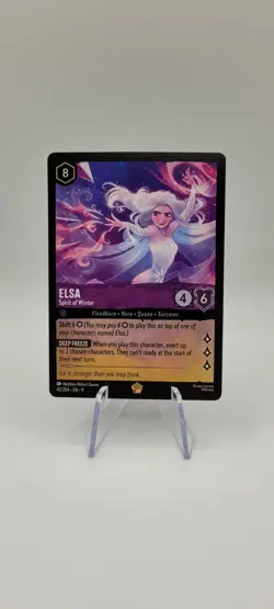 Disney Lorcana TCG: Elsa -Spirit of Winter 43/204 Non Foil Legendary -Fabled- NM - Image 1