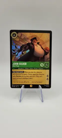 Disney Lorcana TCG: John Silver - 89/204 Legendary Non Foil - Fabled - NM - Image 1