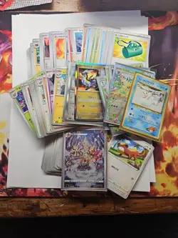 Mixed Pokemon Lot- Japanese/ Chinese/ Korean 115 Cards Total - Image 1