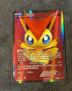 Pokemon TCG Victini Full Art Holo Card 98/101 2011 B&W Noble Victories - Image 1