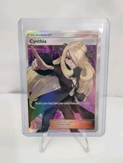 Pokemon TCG Cynthia (Full Art) Sm-ultra Prism 148/156 Pokemon Card - Image 1