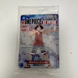 Bandai One Piece CCG Monkey.D.Luffy US Voyage Promo Card P-055 - Image 1
