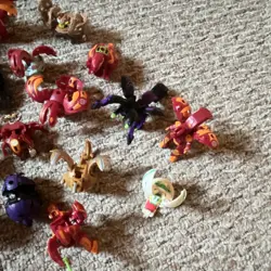 Large Lot of Bakugan Figures, Cores, and Cards. - Image 3
