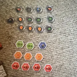 Large Lot of Bakugan Figures, Cores, and Cards. - Image 5