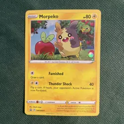 Pokemon Card Promo Holographic Cosmos Morpeko SWSH031 NM/LP - Image 1
