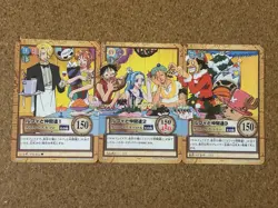 one piece carddass hyper battle anime card 3set Christmas 2001 - Image 1