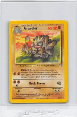 GRAVELER 44/110 - Non-Holo UNCOMMON - Legendary Collection - POKEMON CARD LP/MP - Image 1