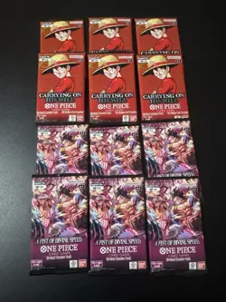 12 Packs - Bandai One Piece Card Game Booster OP-11 & OP-13 English - Image 5