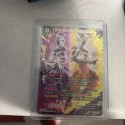 DRAGON BALL SUPER BT14-152 SCR SS SON GOKU & FRIEZA MIRACULOUS CONCLUSION CARD - Image 1