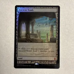 Ancient Tomb Zendikar Expeditions Foil Ex/NM - Image 1