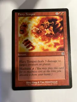 Fiery Temper - Torment - Magic the Gathering MTG Nice! - Image 1