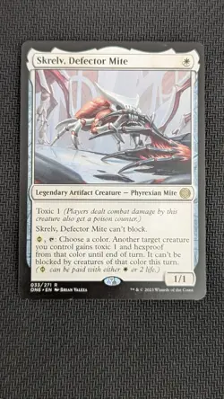 MTG Skrelv, Defector Mite 033 Phyrexia All Will Be One M/NM Free UK P&P - Image 1