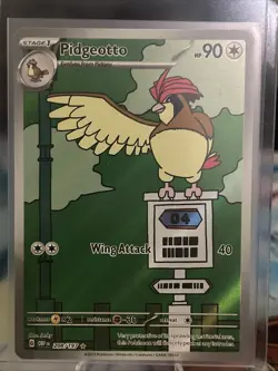 Pokemon TCG Holo Ultra Rare Pidgeotto 208/197 Obsidian Flames NM Near Mint - Image 1