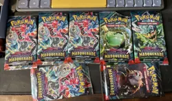 7x Pokemon TCG Twilight Masquerade Boosters New Sealed Unopened - Image 1