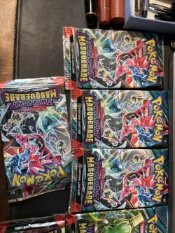 7x Pokemon TCG Twilight Masquerade Boosters New Sealed Unopened - Image 2