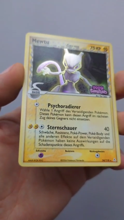2006 Pokemon EX Holon Phantoms 🔮 24 Mewtu Rev Holo NEAR MINT Mewtwo Deutsch RAR - Image 2