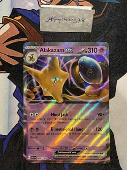 Pokemon TCG Alakazam ex Scarlet & Violet - 151 065/165 Holo Double Rare - Image 1
