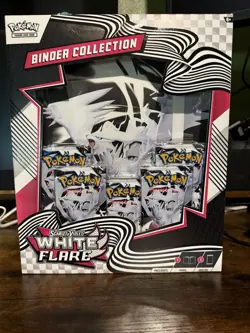Pokemon TCG: Scarlet & Violet White Flare Binder Collection - Factory Sealed - Image 1