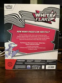 Pokemon TCG: Scarlet & Violet White Flare Binder Collection - Factory Sealed - Image 3