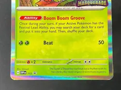 Thwackey Pokemon Twilight Masquerade Staff Promo #115 - Image 4