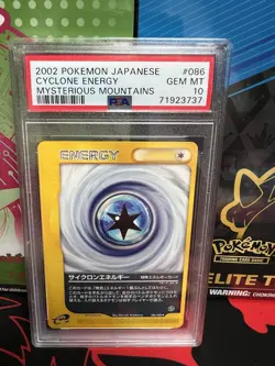 Pokemon Cyclone Energy 086/088 Mysterious Mountains 1st Edition PSA 10 Japanese - Image 1