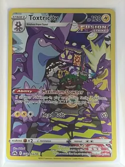 Toxtricity GG09/GG70 Crown Zenith: Galarian Gallery Ultra Rare Holo Near Mint - Image 1