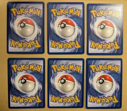 Slowpoke 55/62 x3 & Grimer 48 x3 - Fossil - First Edition (1st) - Pokemon - Image 2