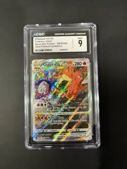 Pokemon TCG Charizard VSTAR SWSH262 Holo Black Star Promo - CGC 9 - Image 1