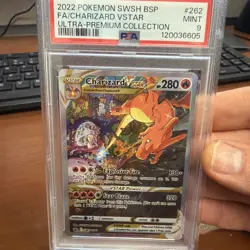 22 Pokemon BSP FA Charizard VStar Ultra-Premium Collection PSA MINT 9🔥New Slab - Image 1