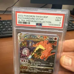 22 Pokemon BSP FA Charizard VStar Ultra-Premium Collection PSA MINT 9🔥New Slab - Image 2