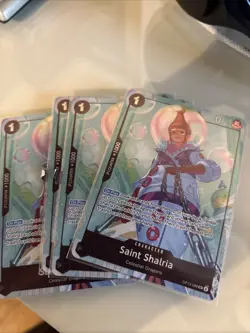 Saint Shalria One Piece TCG OP13-086 Best Selection Vol. 5 English Alt Promo 4x - Image 1