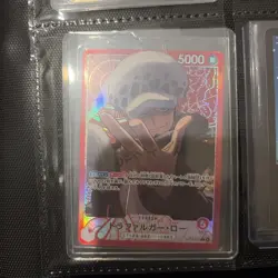 Trafalger D. Water Law (Alt Art) OP14-001 L The Azure Sea's Seven One Piece Foil - Image 1