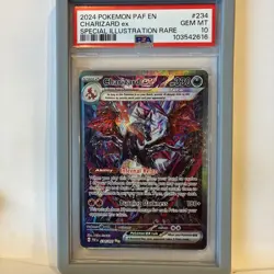 Pokemon TCG Paldean Fates Charizard EX Card 234/091 SIR, PSA 10 - Image 2